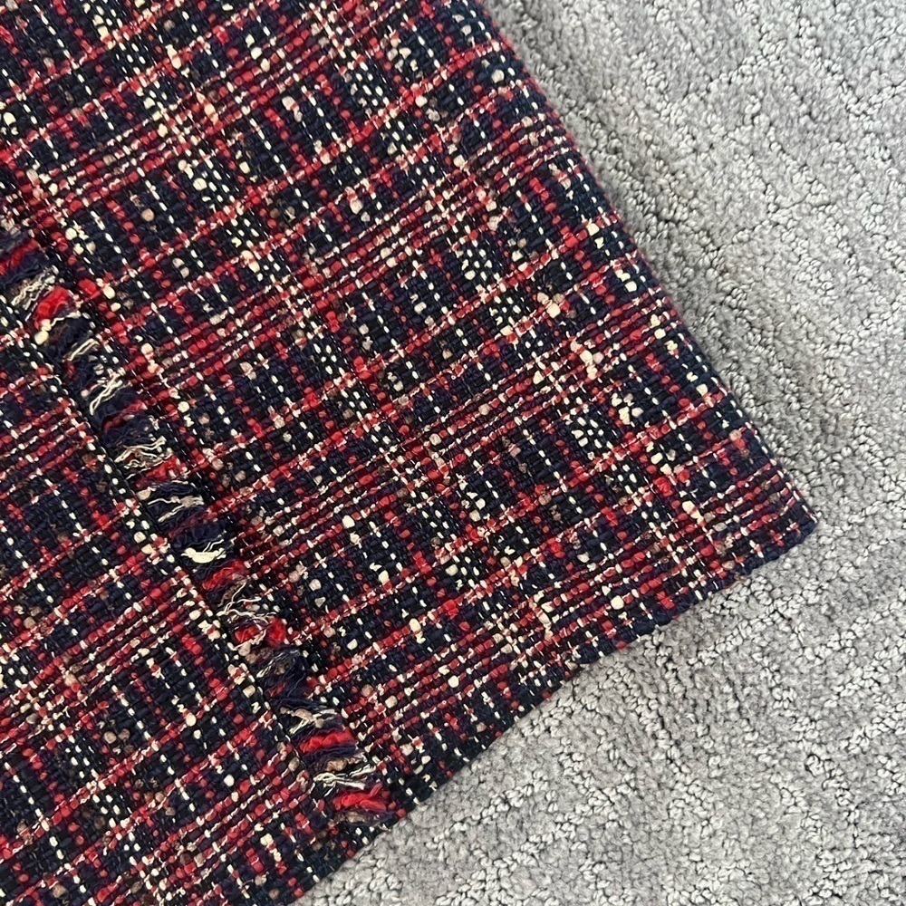 Court & Rowe Belle Noel Tweed Plaid Mini Skirt - Picture 3 of 6